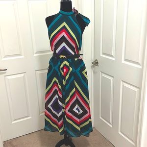 Graphic stripes dress from eshakti- fits size 6/8